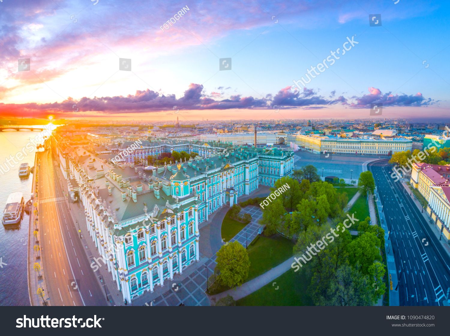 Panoráma Sankt-Peterburskej Ermitáže