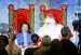 Ded Moroz na tlačovej konferencii v Moskve.